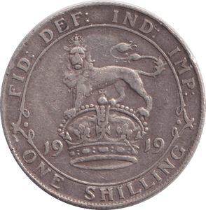 1919 SHILLING ( VF ) - SHILLING - Cambridgeshire Coins