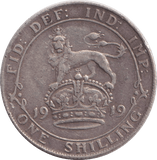 1919 SHILLING ( VF ) - SHILLING - Cambridgeshire Coins