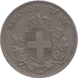 1919 SILVER 20 CENTESIMI ITALY - SILVER WORLD COINS - Cambridgeshire Coins