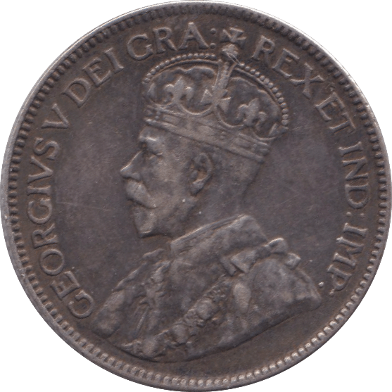 1919 SILVER 25 CENT CANADA - SILVER WORLD COINS - Cambridgeshire Coins
