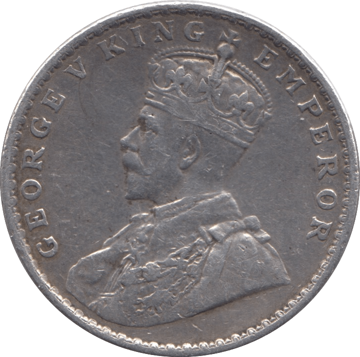 1919 SILVER ONE RUPEE INDIA - SILVER WORLD COINS - Cambridgeshire Coins