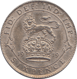 1919 SIXPENCE ( AUNC ) - SIXPENCE - Cambridgeshire Coins