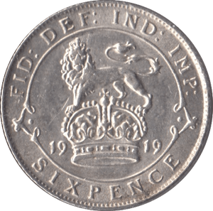 1919 SIXPENCE ( AUNC ) - Sixpence - Cambridgeshire Coins