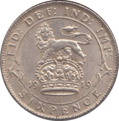 1919 SIXPENCE ( AUNC ) - Sixpence - Cambridgeshire Coins