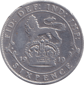 1919 SIXPENCE ( FINE ) - SIXPENCE - Cambridgeshire Coins