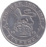 1919 SIXPENCE ( FINE ) - SIXPENCE - Cambridgeshire Coins