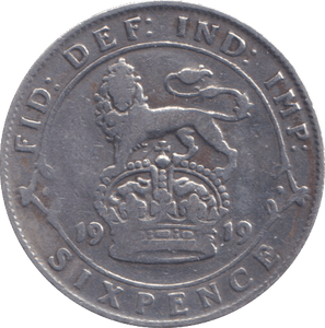 1919 SIXPENCE ( FINE ) - SIXPENCE - Cambridgeshire Coins