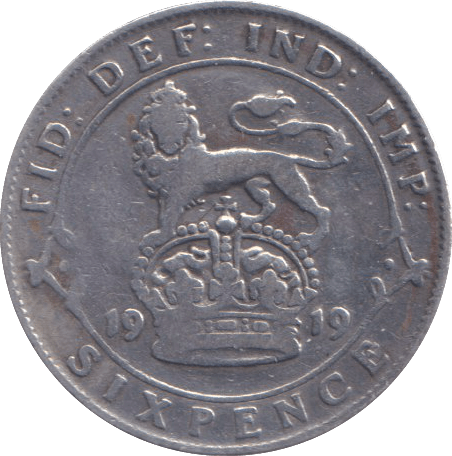 1919 SIXPENCE ( FINE ) - SIXPENCE - Cambridgeshire Coins