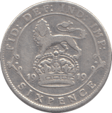 1919 SIXPENCE ( FINE ) - SIXPENCE - Cambridgeshire Coins