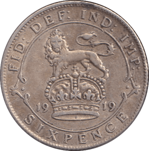 1919 SIXPENCE ( GF ) - SIXPENCE - Cambridgeshire Coins
