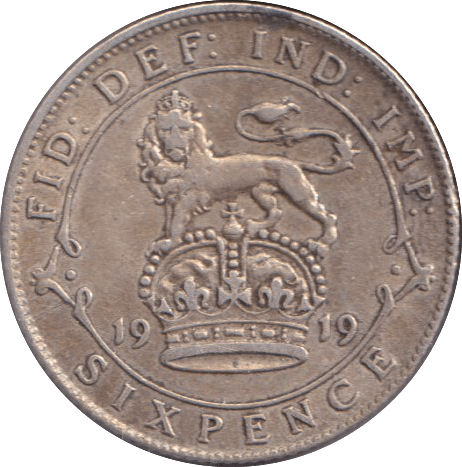 1919 SIXPENCE ( GF ) - SIXPENCE - Cambridgeshire Coins