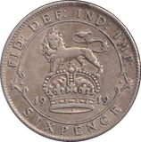 1919 SIXPENCE ( GF ) - SIXPENCE - Cambridgeshire Coins