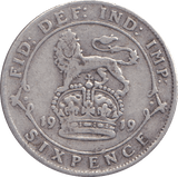 1919 SIXPENCE ( GF ) - SIXPENCE - Cambridgeshire Coins