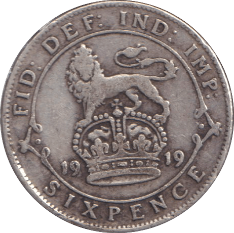 1919 SIXPENCE ( GF ) - SIXPENCE - Cambridgeshire Coins