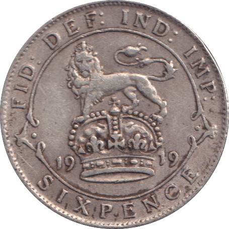 1919 SIXPENCE ( GF ) - SIXPENCE - Cambridgeshire Coins