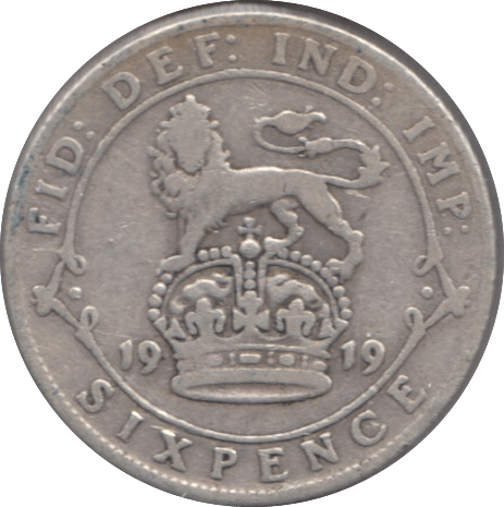 1919 SIXPENCE ( GF ) - Sixpence - Cambridgeshire Coins