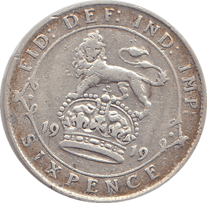 1919 SIXPENCE ( GF ) - SIXPENCE - Cambridgeshire Coins
