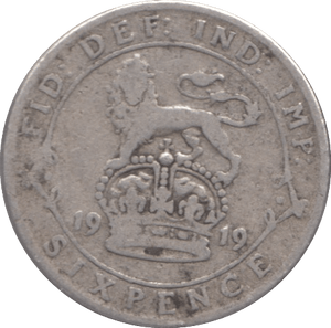1919 SIXPENCE ( GF ) - SIXPENCE - Cambridgeshire Coins