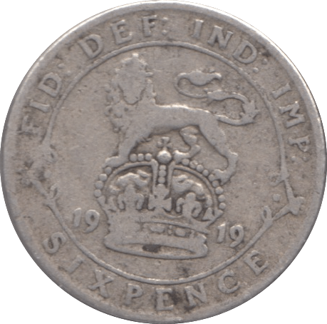1919 SIXPENCE ( GF ) - SIXPENCE - Cambridgeshire Coins