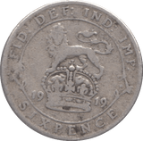 1919 SIXPENCE ( GF ) - SIXPENCE - Cambridgeshire Coins