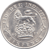 1919 SIXPENCE ( UNC ) - SIXPENCE - Cambridgeshire Coins
