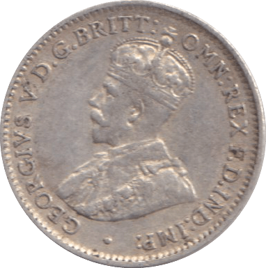 1919 THREEPENCE AUSTRALIA - SILVER WORLD COINS - Cambridgeshire Coins