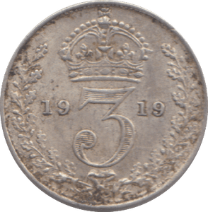 1919 THREEPENCE ( EF ) - THREEPENCE - Cambridgeshire Coins