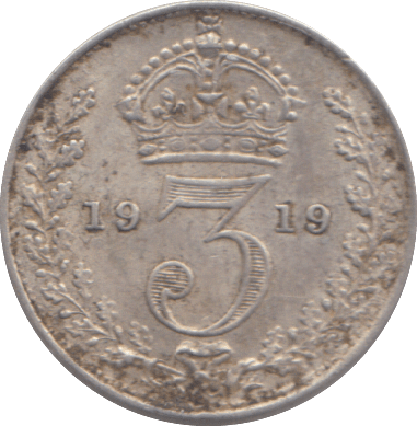 1919 THREEPENCE ( EF ) - THREEPENCE - Cambridgeshire Coins