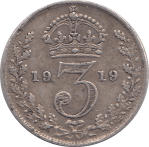 1919 THREEPENCE ( FINE ) - THREEPENCE - Cambridgeshire Coins