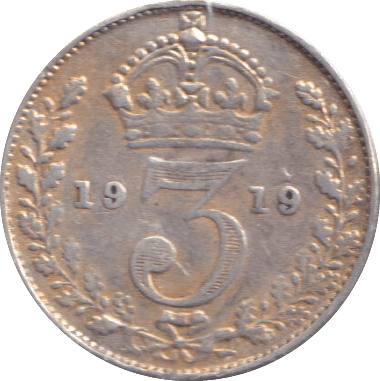 1919 THREEPENCE ( FINE ) - THREEPENCE - Cambridgeshire Coins