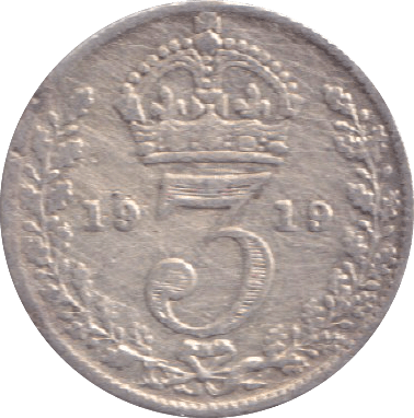 1919 THREEPENCE ( FINE ) - THREEPENCE - Cambridgeshire Coins