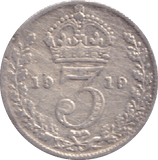 1919 THREEPENCE ( FINE ) - THREEPENCE - Cambridgeshire Coins