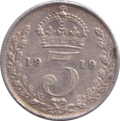 1919 THREEPENCE ( FINE ) - THREEPENCE - Cambridgeshire Coins