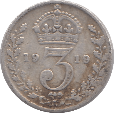 1919 THREEPENCE ( FINE ) - THREEPENCE - Cambridgeshire Coins