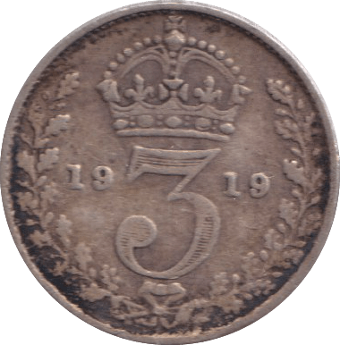 1919 THREEPENCE ( FINE ) - THREEPENCE - Cambridgeshire Coins