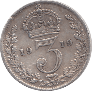 1919 THREEPENCE ( FINE ) - THREEPENCE - Cambridgeshire Coins