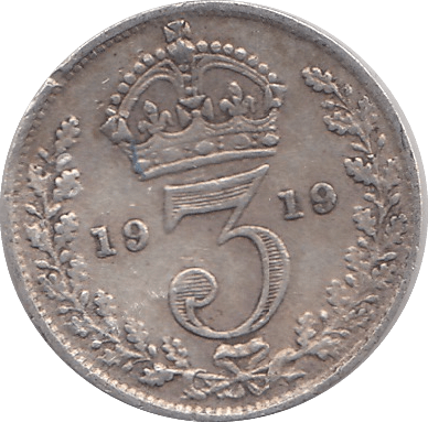 1919 THREEPENCE ( FINE ) - THREEPENCE - Cambridgeshire Coins