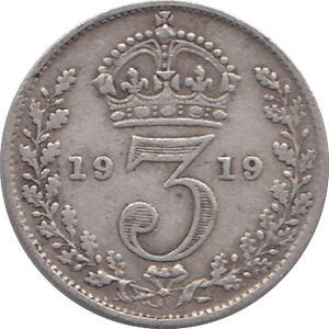 1919 THREEPENCE ( FINE ) - THREEPENCE - Cambridgeshire Coins