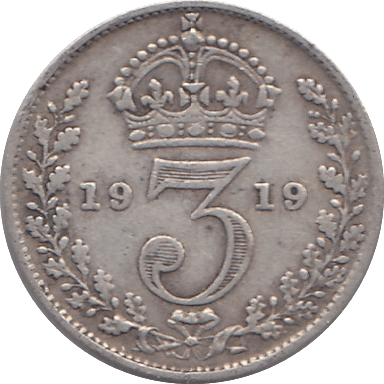 1919 THREEPENCE ( FINE ) - THREEPENCE - Cambridgeshire Coins