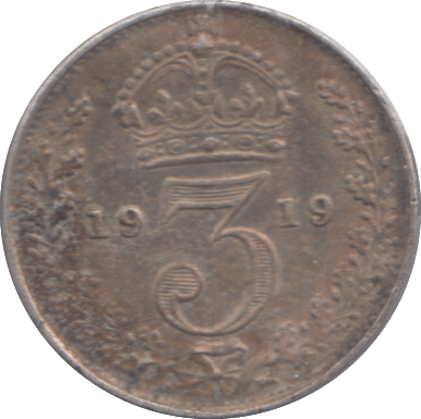 1919 THREEPENCE ( VF ) - THREEPENCE - Cambridgeshire Coins