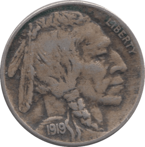 1919 USA 5 CENT - WORLD COINS - Cambridgeshire Coins