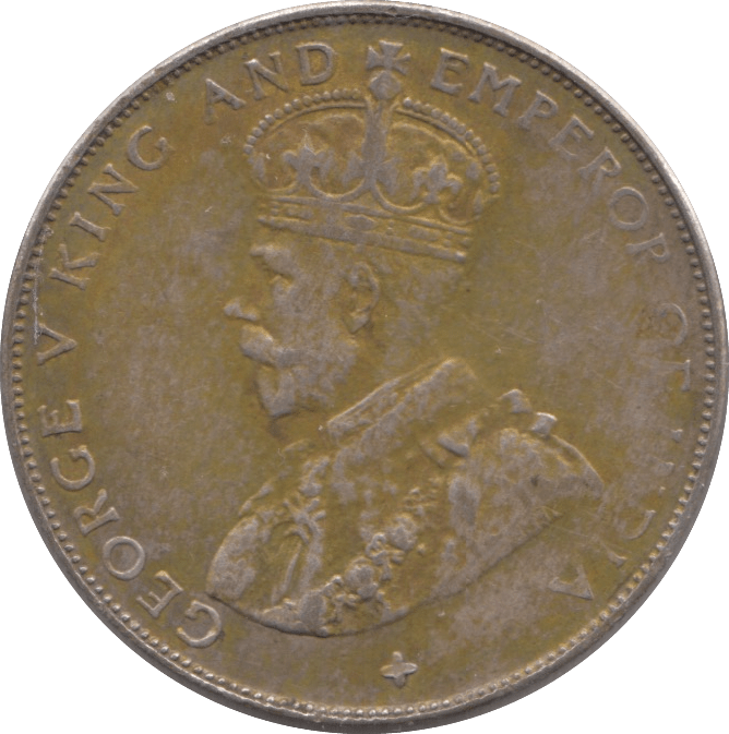 1920 50 CENT STRAIT SETTLEMENTS - SILVERWORLD COINS - Cambridgeshire Coins