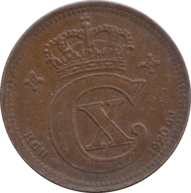 1920 DENMARK 5 ORE - WORLD COINS - Cambridgeshire Coins