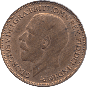 1920 FARTHING ( AUNC ) - FARTHING - Cambridgeshire Coins