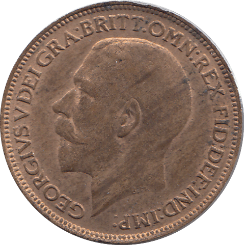 1920 FARTHING ( AUNC ) - FARTHING - Cambridgeshire Coins