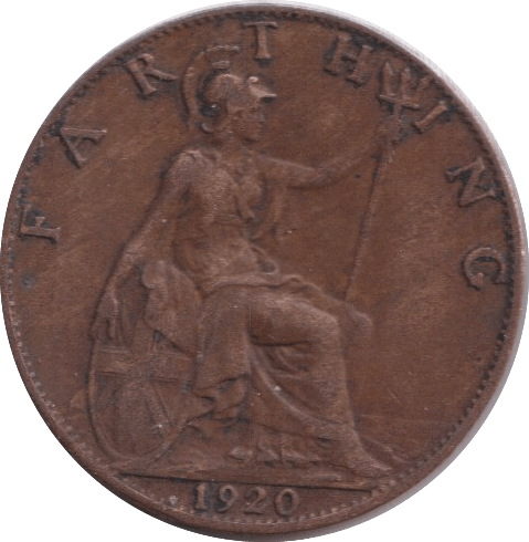 1920 FARTHING ( FINE ) - FARTHING - Cambridgeshire Coins