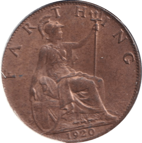 1920 FARTHING ( GF ) - FARTHING - Cambridgeshire Coins