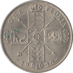 1920 FLORIN ( AUNC ) - FLORIN - Cambridgeshire Coins