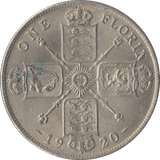 1920 FLORIN ( AUNC ) - FLORIN - Cambridgeshire Coins