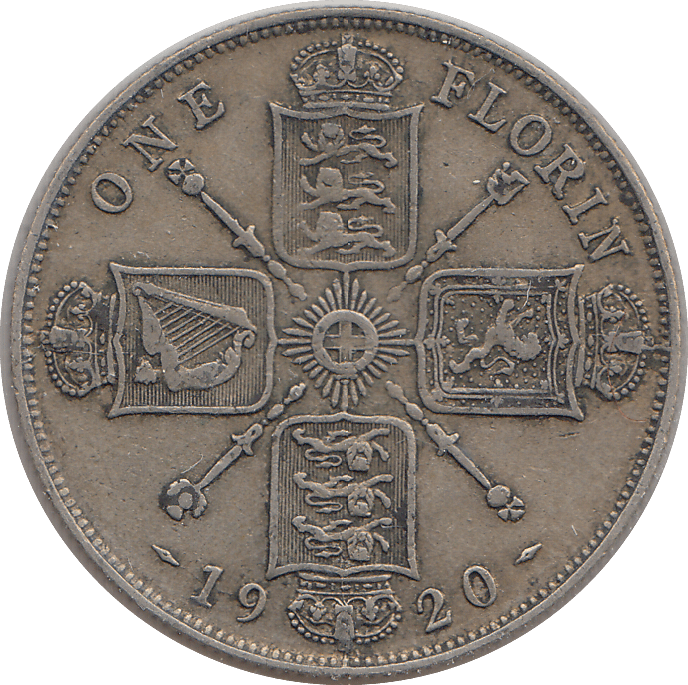 1920 FLORIN ( GF ) - FLORIN - Cambridgeshire Coins